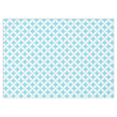 テーブルクロス繰り返し円の白カスタム色 テーブルクロス (正面(横))