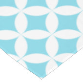 テーブルクロス繰り返し円の白カスタム色 テーブルクロス (アングル)