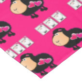 テーブルクロス羊ピンクハート テーブルクロス (アングル)