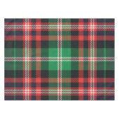 テーブルクロス赤と緑のクリスマスウィンタープレイド テーブルクロス (正面(横))