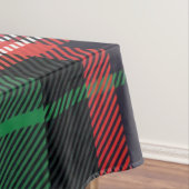 テーブルクロス赤と緑のクリスマスウィンタープレイド テーブルクロス (インサイチュ)