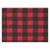 テーブルクロス赤バッファロープレイドベアブラ テーブルクロス (正面(横))