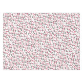 テーブルクロス赤&ピンクリッスティックメイクアップサロン テーブルクロス (正面(横))