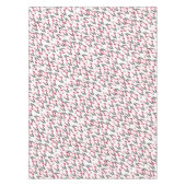 テーブルクロス赤&ピンクリッスティックメイクアップサロン テーブルクロス (正面)