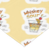 テーブルクロス-ウイスキーサワーのレシピのカクテルの芸術 テーブルクロス (アングル)