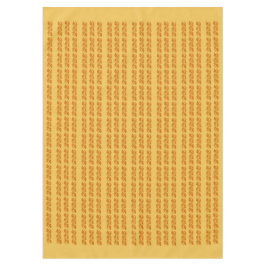 テーブルクロス – オレンジ色の茶色のホリ葉ー