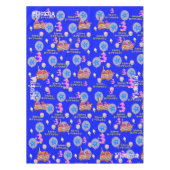 テーブルクロス、ハッピーサードバースデー、#3ブルー テーブルクロス (正面)