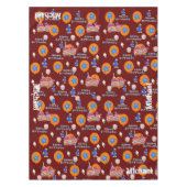 テーブルクロス、ハッピー4歳の誕生日、#4 テーブルクロス (正面)