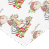 テーブルクロス、メリークリスマスの子供は恵み テーブルクロス (アングル)