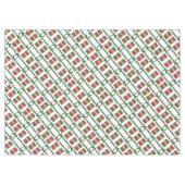 テーブルクロス、メリークリスマスグリーン弓レッド テーブルクロス (正面(横))