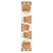 テーブルクロス・ランナー幸せな感謝祭の日 ショートテーブルランナー (正面)