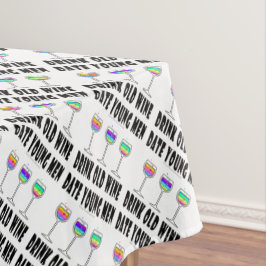 テーブルクロス – 古いワインを飲む、伊達青年