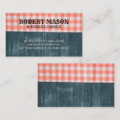 テーブルクロス |木目 名刺 (正面/裏面)