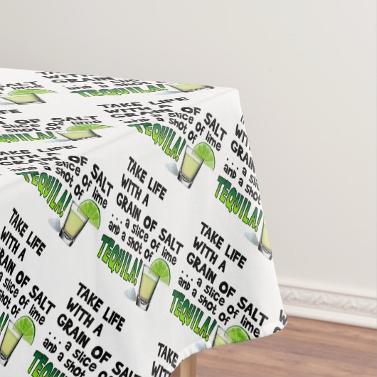 テーブルクロス-生命、ライム、塩、テキーラ! テーブルクロス (インサイチュ)