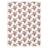 テーブルクロス 花 蝶 (正面)