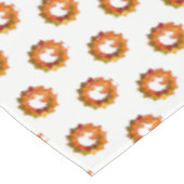 テーブルクロス"60x84"秋のリース テーブルクロス (アングル)