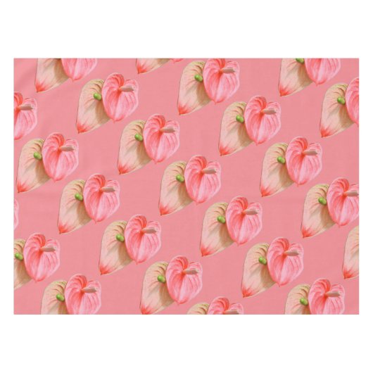 テーブルクロス- Oilclothの花 テーブルクロス (正面(横))