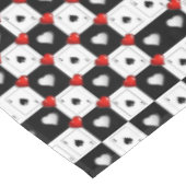 テーブルクロスAceカードスペード赤いハート テーブルクロス (アングル)