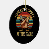 テーブルクールのダビングで感謝祭のトルコ セラミックオーナメント (右)
