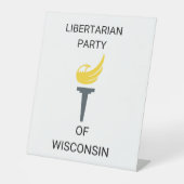 テーブルスタンド 台座サイン (正面)