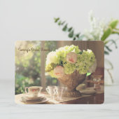 テーブルセッティング ブライダルシャワー 招待状 (スタンド正面)