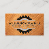 テーブルソー | ソーミル | 木材置場 名刺 (正面)