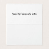 テーブルテントカレンダー 名刺 (内部フラット)