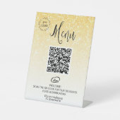 *~*テーブルテントメニューグリッターテーブル上ペデスタル記号 台座サイン (正面)