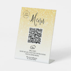 *~*テーブルテントメニューグリッターテーブル上ペデスタル記号 台座サイン