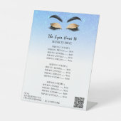 *~*テーブルテント卓上グリッターEYESペデスタルサイン 台座サイン (正面)