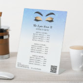 *~*テーブルテント卓上グリッターEYESペデスタルサイン 台座サイン (インサイチュ)