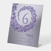 テーブルテント記号 台座サイン (正面)