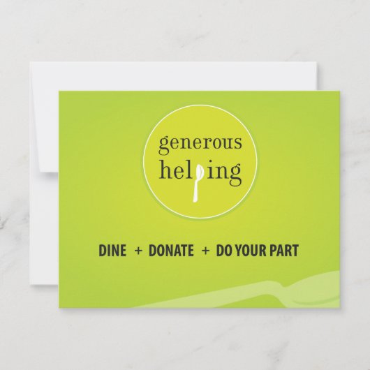 テーブルテント 招待状 (正面)