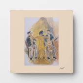 テーブルトップのプレートが簡単： Roaring Twenties フォトプラーク (正面)