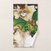 テーブルトップゲームドラゴンキャット バスタオルセット (ハンドタオル)