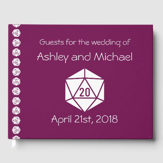 テーブルトップシックインワインゲストブック ゲストブック (正面)