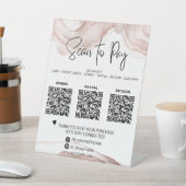 *~*テーブルトップQR支払いテーブルテント 台座サイン (インサイチュ)