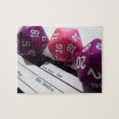 テーブルトップRPG | PNPロール遊キャラクターシートサイコロ ジグソーパズル (横)