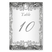 テーブルナンバエレガントレオパドレバーシルバー真珠 テーブルナンバー (裏面)