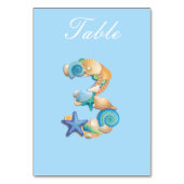 テーブルナンバーカード テーブルナンバー (裏面)