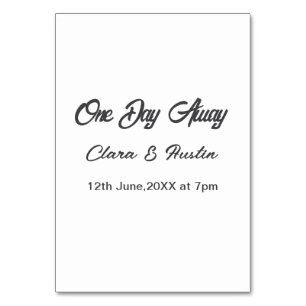  テーブルナンバー