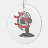 テーブルファン セラミックオーナメント (左)