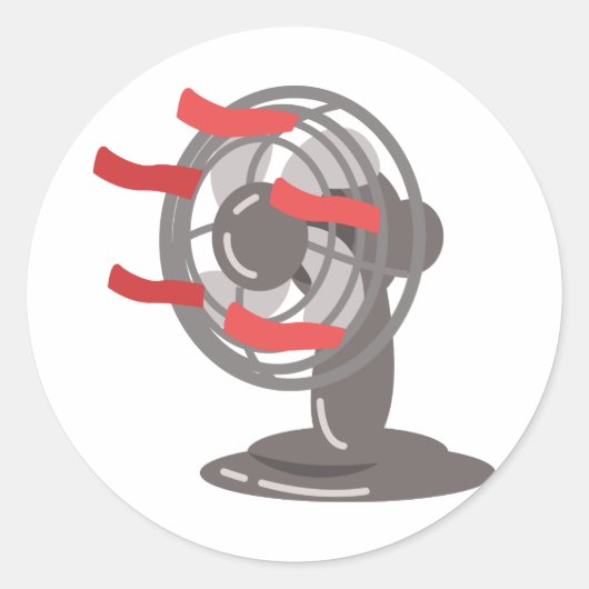 テーブルファン ラウンドシール (正面)