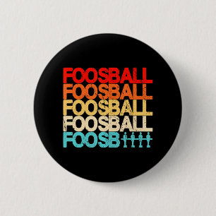 テーブルフットボールの男性テーブルサッカーfooball 缶バッジ