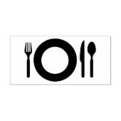 テーブルプレース設定アートスタンプ ラバースタンプ (インプリント)