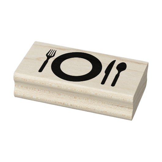 テーブルプレース設定アートスタンプ ラバースタンプ (スタンプ)