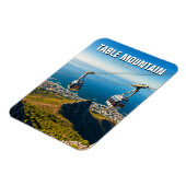 テーブルマウンテンアリエル索道南アフリカ マグネット (左側)