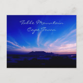 テーブルマウンテンケープタウンアフリカ ポストカード (正面)