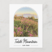 テーブルマウンテンケープタウン南アフリカはがき ポストカード (正面)