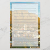 テーブルマウンテン付きケープタウンシティスケープ 便箋 (正面)